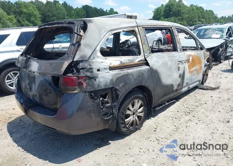 2016 Honda Odyssey Se z USA, uszkodzony, nr VIN 5FNRL5H37GB069953